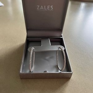 Diamond Hoop Earrings